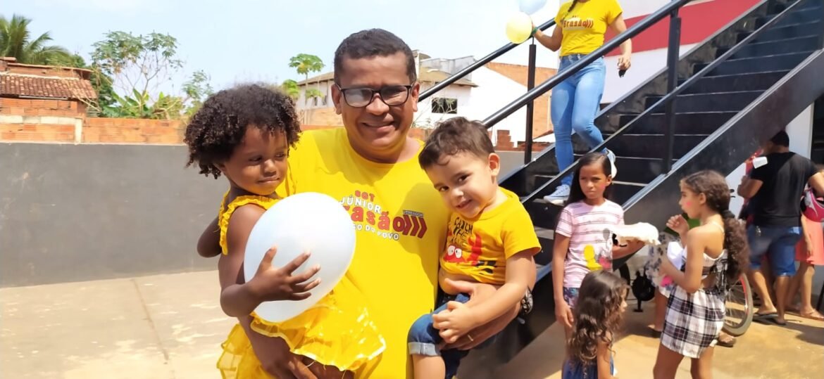 Vereador Sargento Júnior Brasão realiza a tradicional festa em comemoração ao Dia das Crianças