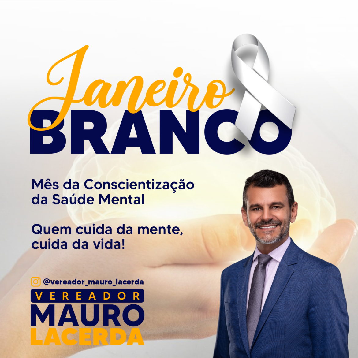 Mauro Lacerda destaca a importância de ações no Janeiro Branco