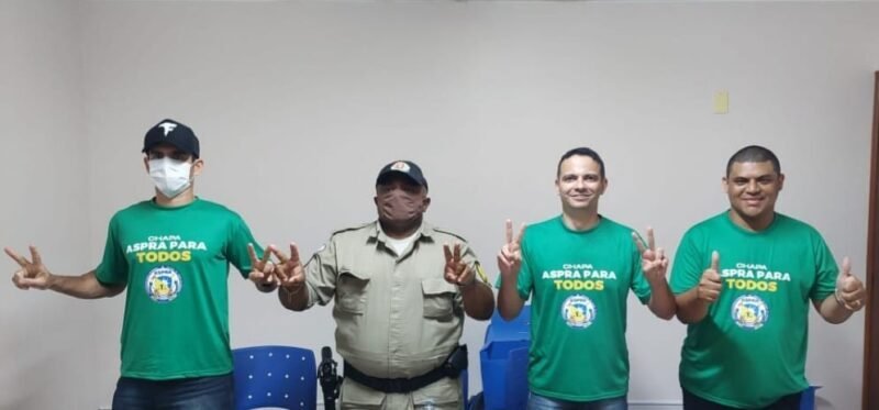 Vereador SGT. Júnior Brasão parabeniza novo presidente da ASPRA Gurupi, 2° SGT Douglas