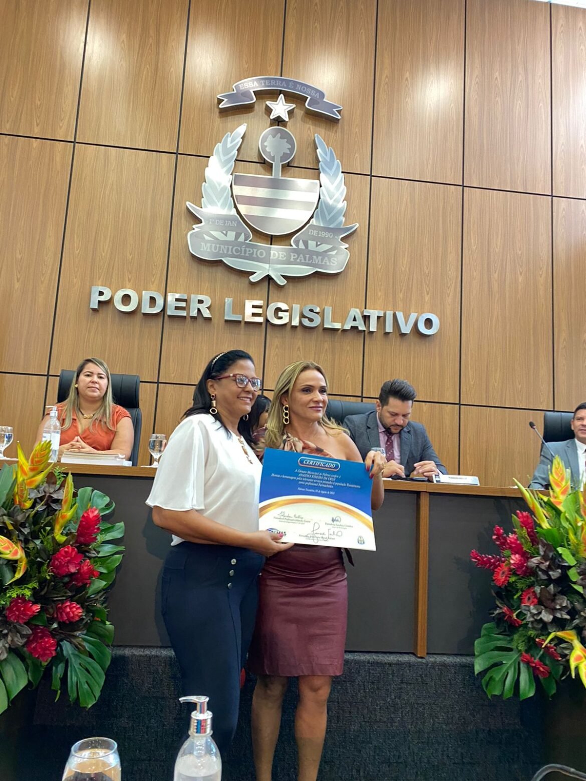 Laudecy Coimbra homenageia farmacêuticas em sessão solene na Câmara