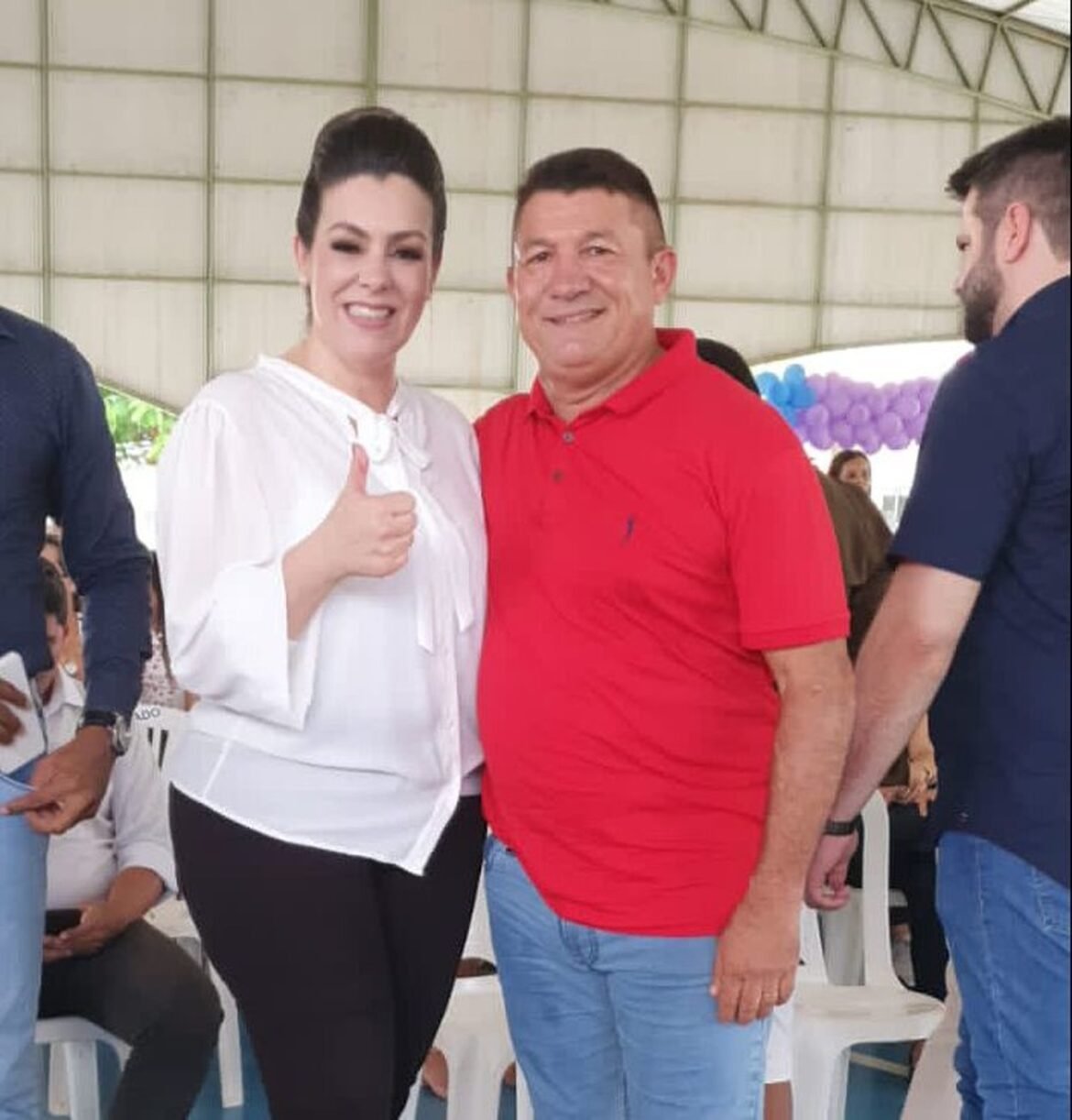 Vereador Márcio Reis participa de cerimônia de volta às aulas na ETI Caroline Campelo, na região Sul de Palmas