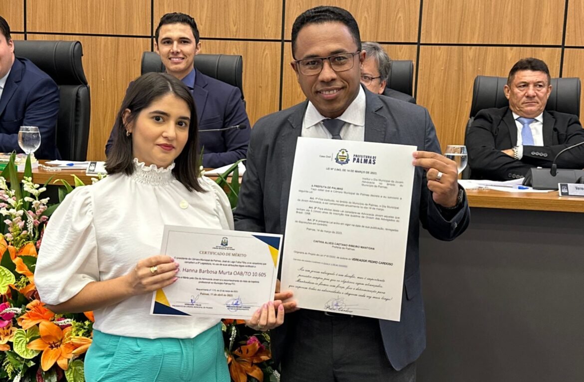 Vereador Daniel Nascimento participa de Sessão Solene em Homenagem ao Dia da Advocacia Jovem