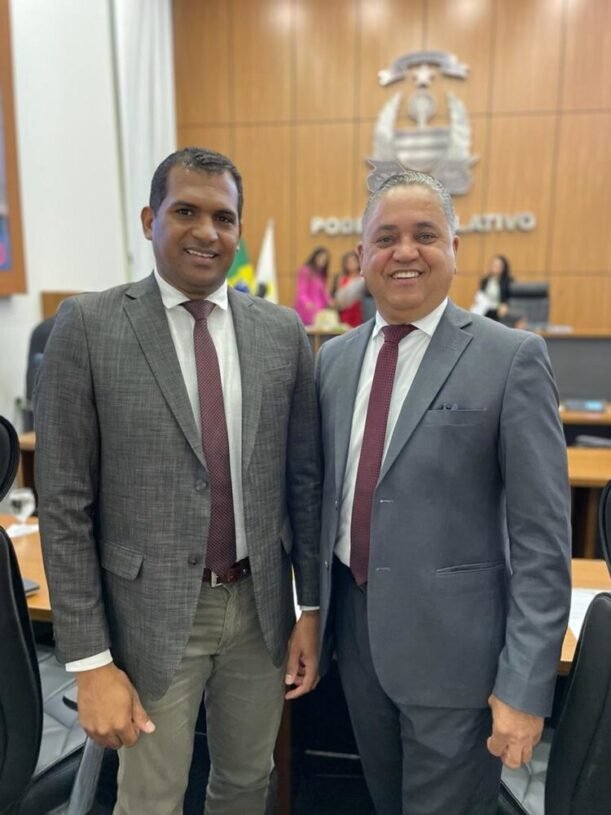 Eudes Assis parabeniza Nego do Palácio que assume liderança de Governo na Câmara de Vereadores de Palmas