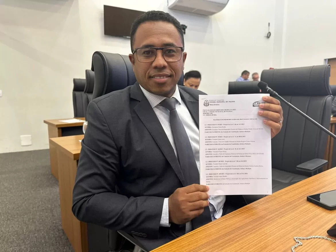 Campanha educativa acerca da educação financeira para pessoa idosa é proposta do vereador Daniel Nascimento na Câmara de Palmas