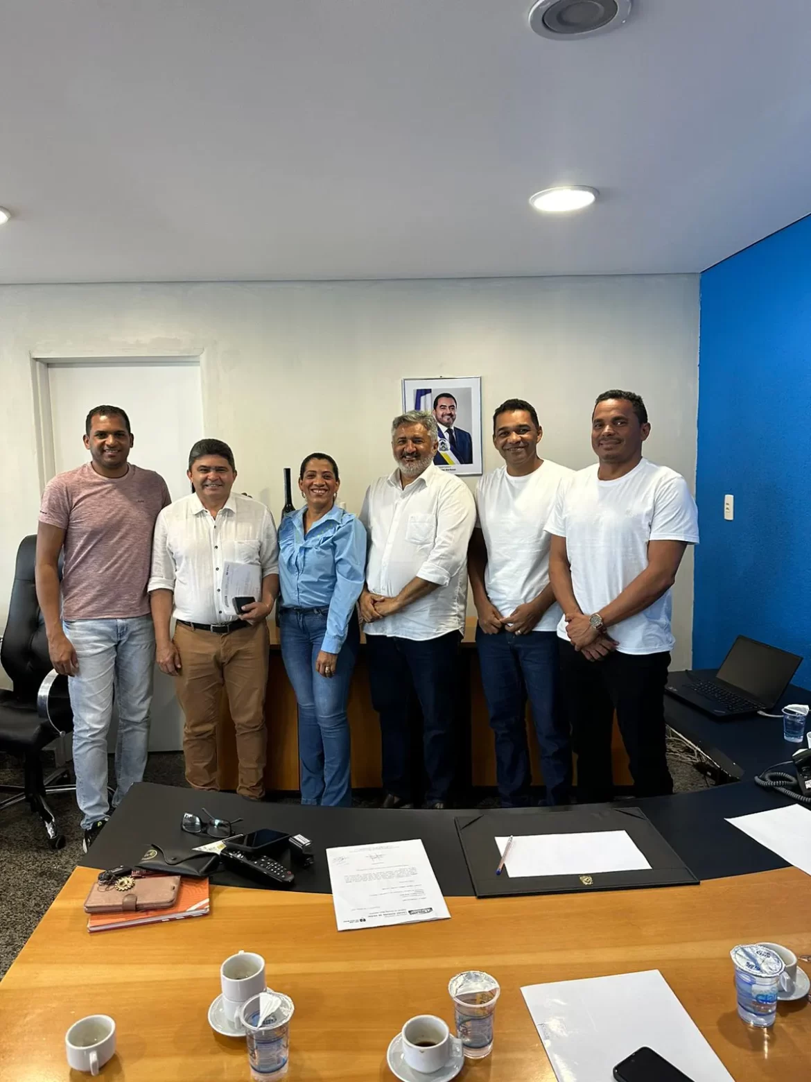 Waldson da Agesp e demais vereadores participam de encontro na Ageto; na pauta, melhorias para as marginais da TO-050, na região sul de Palmas