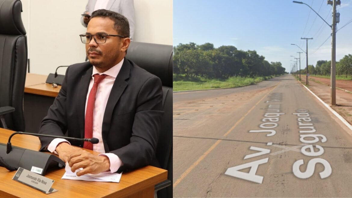 Vereador Josmundo solicita o recapeamento asfáltico da Avenida Teotônio Segurado, da entrada do aeroporto ao Jardim Taquari
