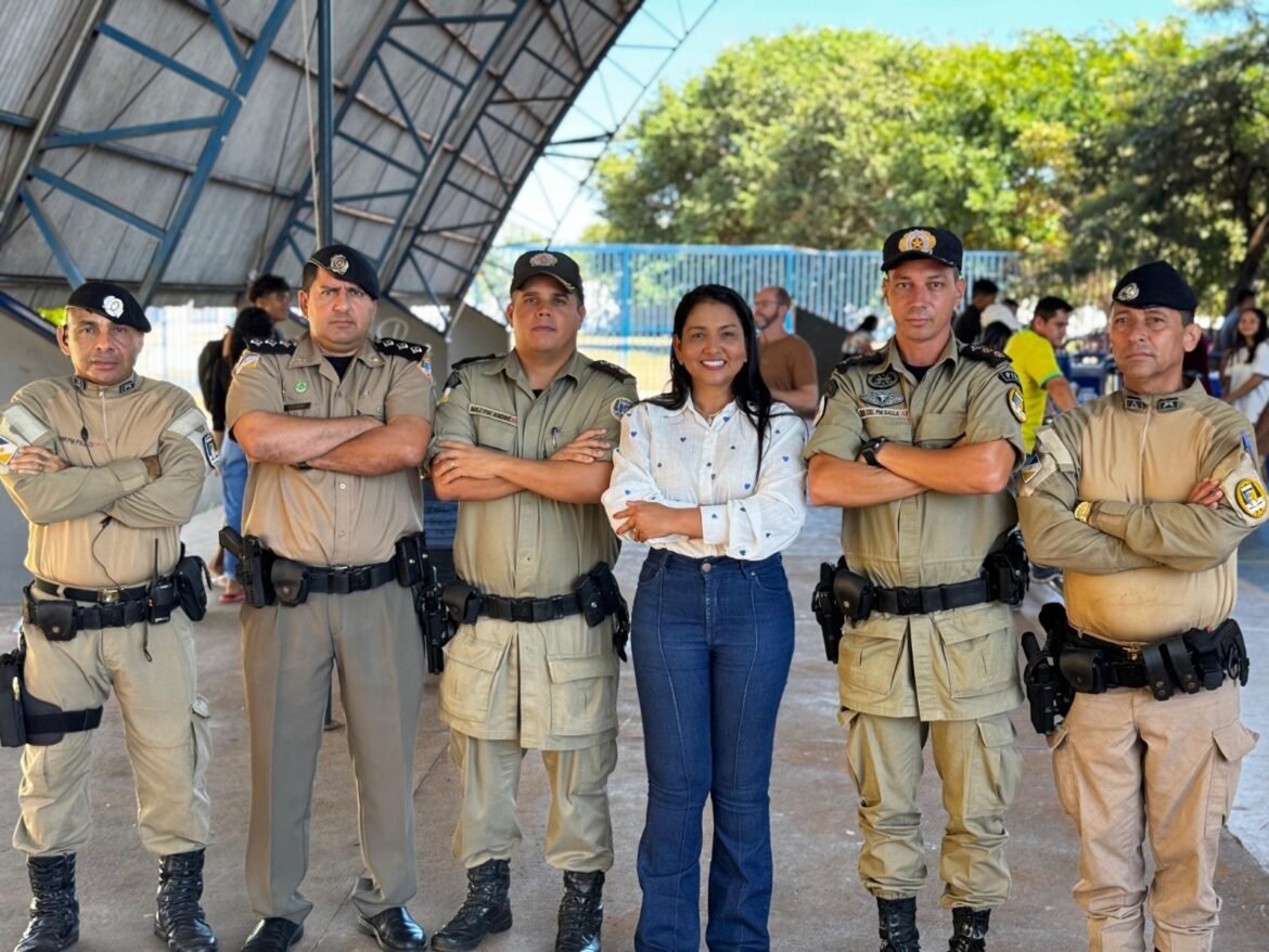 Deputada Vanda Monteiro anuncia emenda parlamentar de R$ 50 mil para 6° BPM em Taquaralto